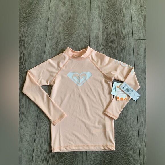Roxy girl rashguard very beautiful pink